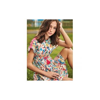 Rochie fete -  302085989 - Bumbac - Multicolor