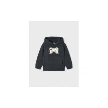 Hanorac Baieti -  300666395 - Bumbac/Poliester/Elastan - Negru