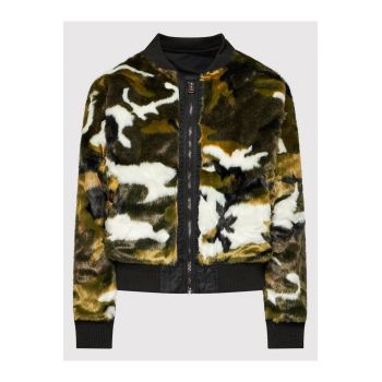 Jacheta bomber dama -  Nylon - Negru