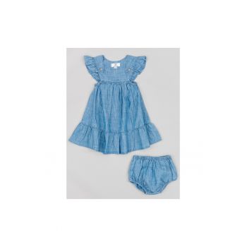 Rochie fete -  302711833 - Bumbac - Albastru