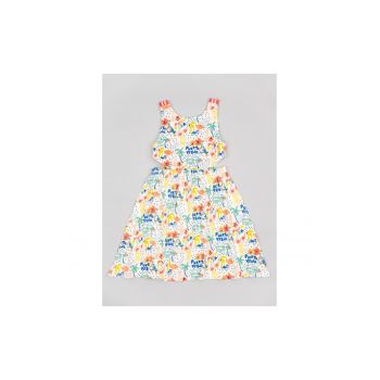 Rochie fete -  302715411 - Bumbac - Multicolor