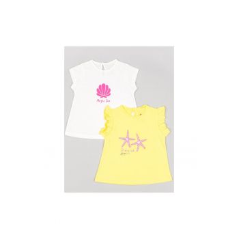 Set 2 tricouri copii -  302716685 - Bumbac - Multicolor