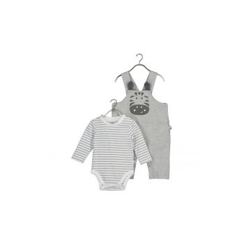 Set body si pantaloni -  301985914 - Bumbac - Gri