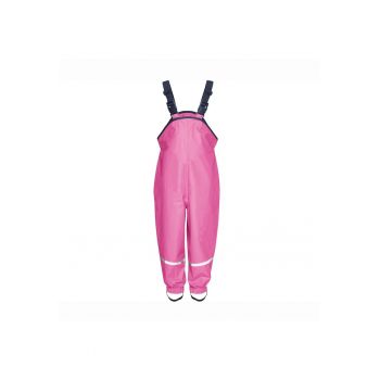 Salopeta de ploaie pentru copii -  Pink - impermeabila