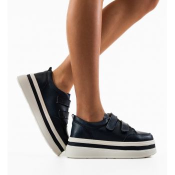 Pantofi Casual Akoste Bleumarin ieftina la reducere