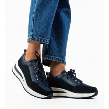 Sneakers dama Likolas Bleumarin ieftina la reducere