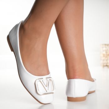 Balerini Valentina X24-1168 White ieftini la reducere