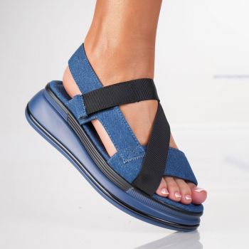 Sandale Casual - 3GZ65 Blue ieftine la reducere