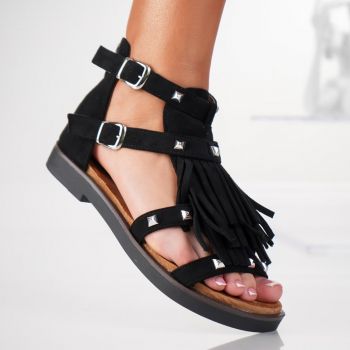 Sandale Casual Ole - 3H27 Black ieftine la reducere