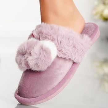 Papuci de casa RaBit - DF2303 Purpple