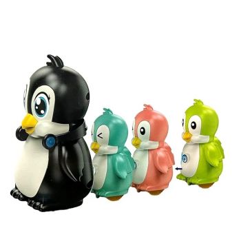 Jucarie magnetica Penguin Family - Pinguini care merg si canta
