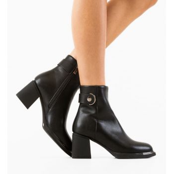 Botine dama Kavra Negre ieftine