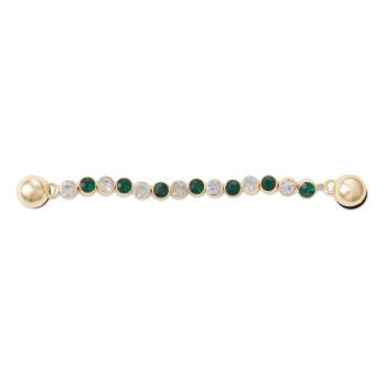Jibbitz Crocs Emerald and Pearl Chain ieftini