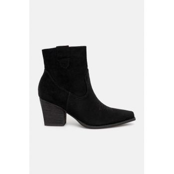 Answear Lab cizme femei, culoarea negru, cu toc drept ieftine