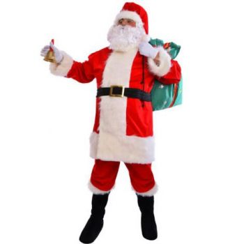 Costum mos craciun catifea xxl  Widmann Italia 442262