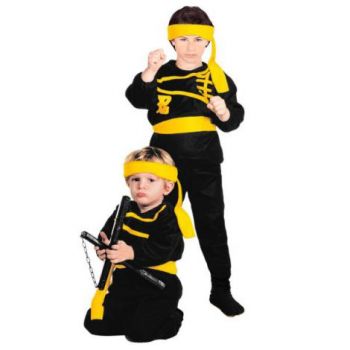 Costum ninja copii 2-3 ani  Widmann Italia 36138