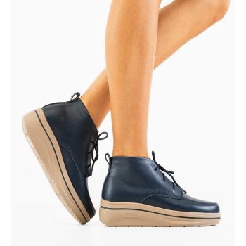 Pantofi Casual Bergamon Bleumarin ieftina la reducere