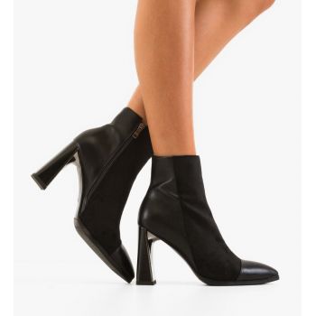 Botine dama Florence Negre ieftine