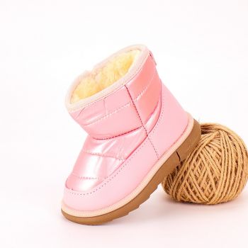 Ghete Fata Tip UGG Roz Clonza