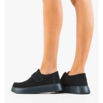 Pantofi Casual Lina Bleumarin ieftina la reducere