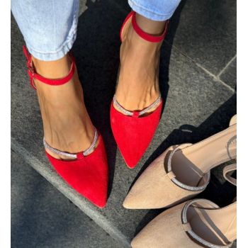 Pantofi dama Kasya Rosii