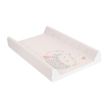 Saltea de infasat moale pentru bebelusi KikkaBoo Hedge-hugs 70x50cm soft cu suprafata impermeabila,Taliometru incorporat,Contur lateral mai inalt restrictie blanda antirostogolire,Potrivita pentru acasa,cabinete medicale