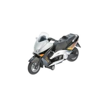 Motocicleta Die Cast cu sunete si lumini, lungime 12.5 cm, neagra