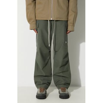 Billionaire Boys Club pantaloni Cargo bărbați, culoarea verde, drept, B23411 de firma originali