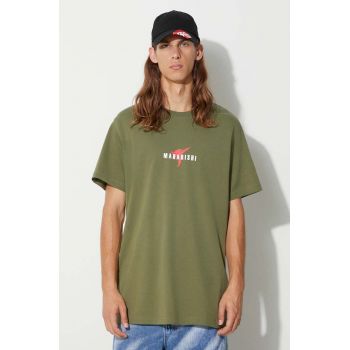 Maharishi tricou din bumbac Invisible Warrior T-Shirt culoarea verde, cu imprimeu, 1070 de firma original