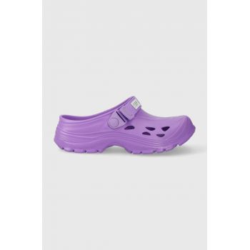 Suicoke papuci bărbați, culoarea violet OGINJ.PURP-PURPLE