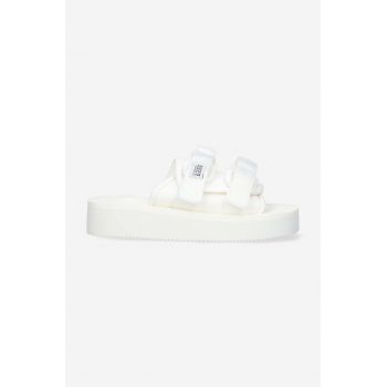 Suicoke papuci culoarea alb MOTO.PO-WHITE.
