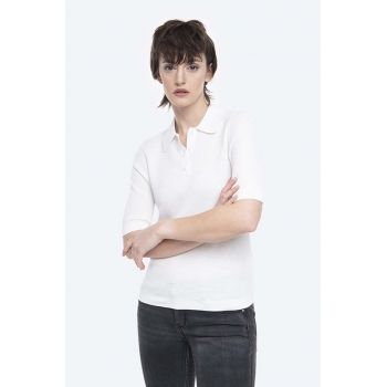 Norse Projects tricou din bumbac Maj Cotton Piquet culoarea alb NW45.0197.0957-0957 Norse Projects tricou din bumbac Maj Cotton Piquet culoarea alb NW45.0197.0957-0957