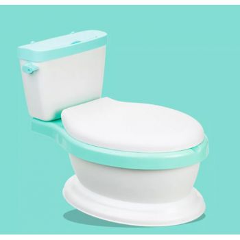 Olita educationala Little Mom cu reductor moale Simulation Potty Green
