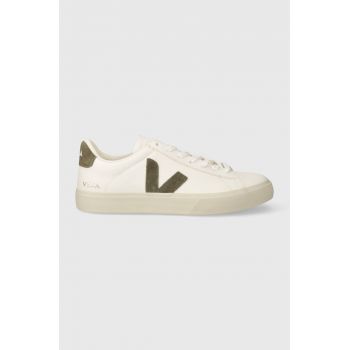 Veja sneakers din piele Campo culoarea alb
