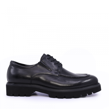 Pantofi derby bărbați Enzo Bertini negri din piele naturală 1099bp1662n