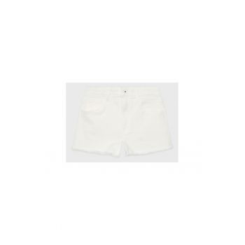 Pantaloni scurti copii -  Bumbac - Alb