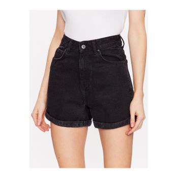 Pantaloni scurti dama -  Bumbac - Negru