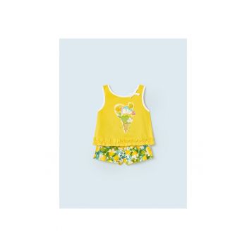 Compleu tricou si pantaloni scurti -  302052707 - Bumbac - Multicolor