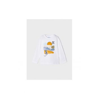 Hanorac Baieti -  302026302 - Bumbac - Alb