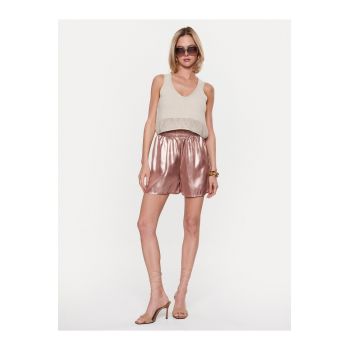 Pantaloni dama -  302464937 - Poliester - Roz