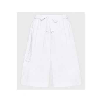 Pantaloni dama -  302761494 - Bumbac - Alb