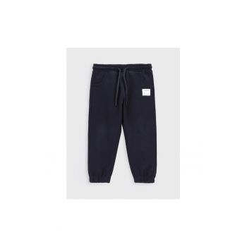 Pantaloni lungi -  301132400 - Bumbac - Albastru marin