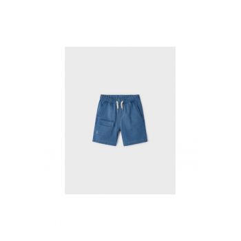 Pantaloni lungi -  302028061 - Bumbac - Albastru