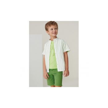 Pantaloni lungi -  302028177 - Bumbac - Elastan - Verde