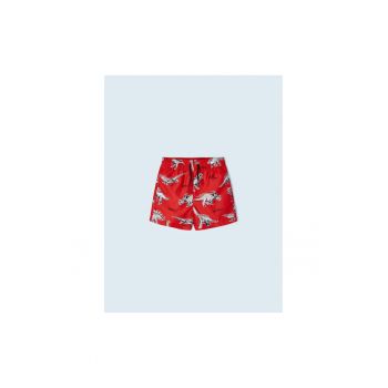 Pantaloni lungi -  302029716 - Poliester - Rosu