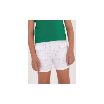 Pantaloni lungi -  302081974 - Bumbac - Alb