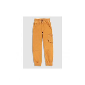 Pantaloni lungi -  302614448 - Bumbac - Galben