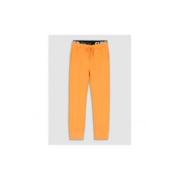 Pantaloni lungi -  302629541 - Bumbac - Portocaliu