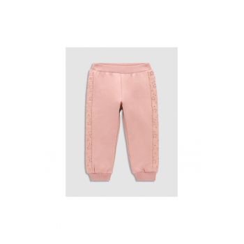 Pantaloni lungi -  302631810 - Bumbac - Roz
