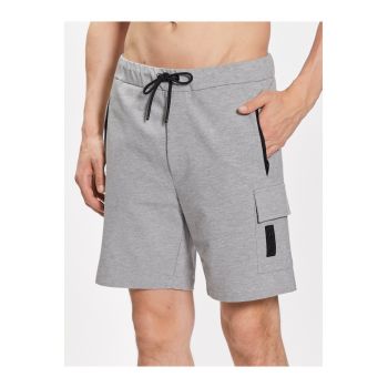 Pantaloni scurti barbati -  Viscoza - Gri de firma originala